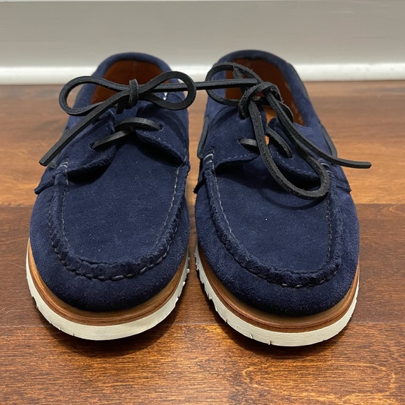 Sunspel and Sperry Suede Boat Shoe in Navy Men’s Size 10 22933 - Picture 4 of 9